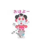 シュールな3人。（個別スタンプ：1）