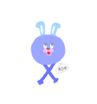 虹色うさぎ！（個別スタンプ：2）