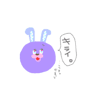 虹色うさぎ！（個別スタンプ：5）