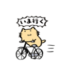 黄色いネコのスタンプ（個別スタンプ：7）