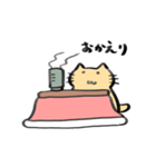 黄色いネコのスタンプ（個別スタンプ：15）