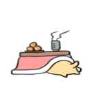 黄色いネコのスタンプ（個別スタンプ：24）
