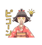 可愛い妖怪 座敷わらし（個別スタンプ：31）