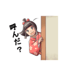 可愛い妖怪 座敷わらし（個別スタンプ：39）