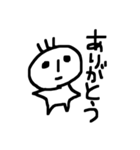 モノクロ学級（個別スタンプ：1）