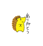 ハリネズミくんと仲間たち（個別スタンプ：3）