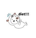 オットセイになりたいた子犬- 英語ver（個別スタンプ：9）