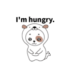 オットセイになりたいた子犬- 英語ver（個別スタンプ：10）