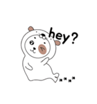 オットセイになりたいた子犬 -韓国語 ver（個別スタンプ：1）