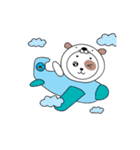 オットセイになりたいた子犬 -韓国語 ver（個別スタンプ：21）