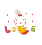 ヨガうさ（個別スタンプ：9）