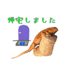 あごひげなトカゲの一日（個別スタンプ：32）