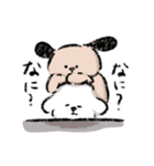 ふたごのシロとクロ（個別スタンプ：5）