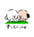 ふたごのシロとクロ（個別スタンプ：23）