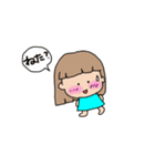 ゆるモコの適当スタンプ（個別スタンプ：4）