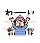 ネコ2匹とミュージシャンの生活（個別スタンプ：12）