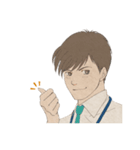 癒しのイケメン-1（個別スタンプ：1）