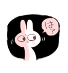 特には使えないあおりうさぎさん（個別スタンプ：4）