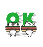 あなグマくん by ゴルフのたすき（個別スタンプ：5）