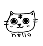 ハローにゃんこ（個別スタンプ：1）