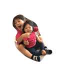 兄4歳妹1歳（個別スタンプ：6）