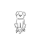 会話する犬（個別スタンプ：40）