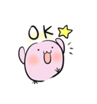 ぽよよん三色団子（個別スタンプ：21）