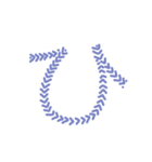 オーメィディーのて書き五十音：ひらがな 1（個別スタンプ：27）