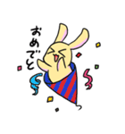 うさささん。（個別スタンプ：4）