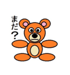 うさぎ女王とクマ氏（個別スタンプ：1）