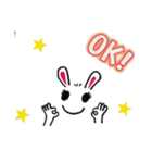 可愛いうさぎの”ぷちふうり”ごあいさつ編（個別スタンプ：7）