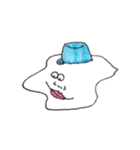 シュールなとけた雪だるま（個別スタンプ：2）