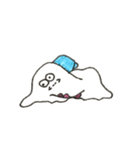 シュールなとけた雪だるま（個別スタンプ：7）