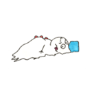 シュールなとけた雪だるま（個別スタンプ：16）