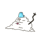 シュールなとけた雪だるま（個別スタンプ：18）