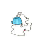 シュールなとけた雪だるま（個別スタンプ：19）