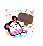 幸せネズミ（個別スタンプ：7）