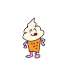 個性あるソフトクリームくん（個別スタンプ：1）