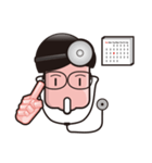 医師の顔（個別スタンプ：1）