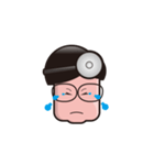 医師の顔（個別スタンプ：14）