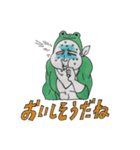 なかよし！ネコとカエルの超人（個別スタンプ：26）