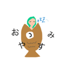 たいやきと女（個別スタンプ：6）