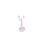 キュートな文字（個別スタンプ：1）