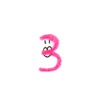 キュートな文字（個別スタンプ：3）