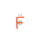 キュートな文字（個別スタンプ：16）
