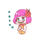 マリ糸ぷにかわフレンズ（個別スタンプ：14）