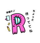 キモかわalphabet’s（個別スタンプ：18）