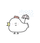 白トリさんの平和な日常編（個別スタンプ：10）