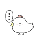 白トリさんの平和な日常編（個別スタンプ：16）