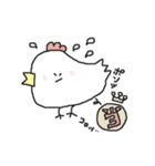 白トリさんの平和な日常編（個別スタンプ：23）